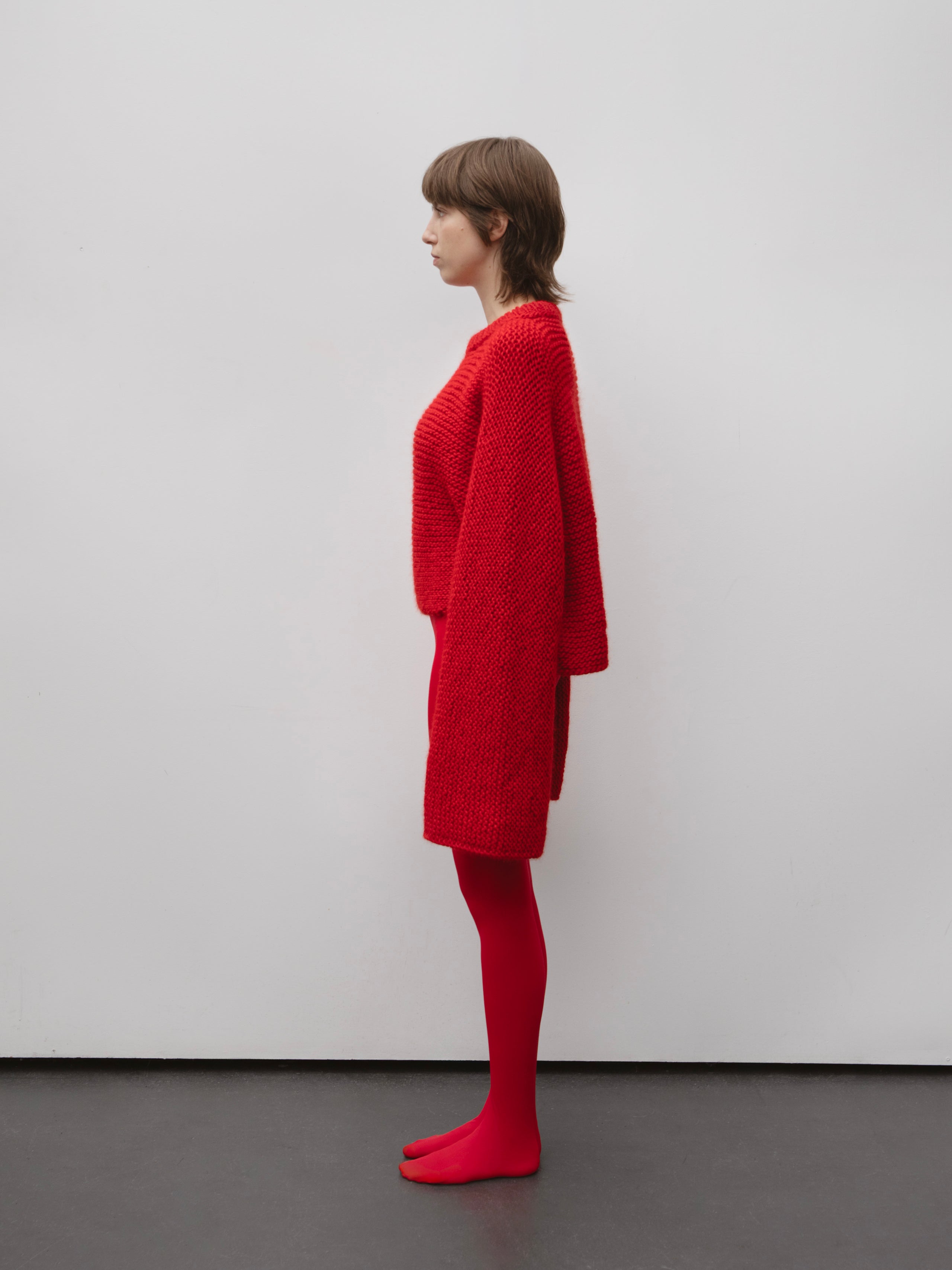Baba Wool Sweater in Red
