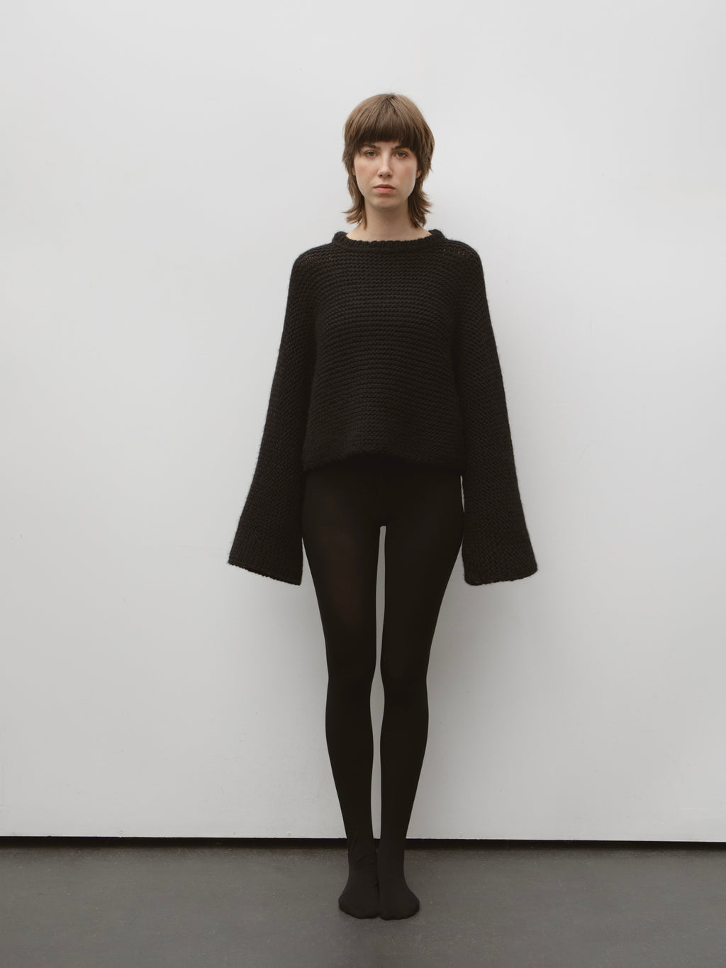 Baba Wool Sweater in Black