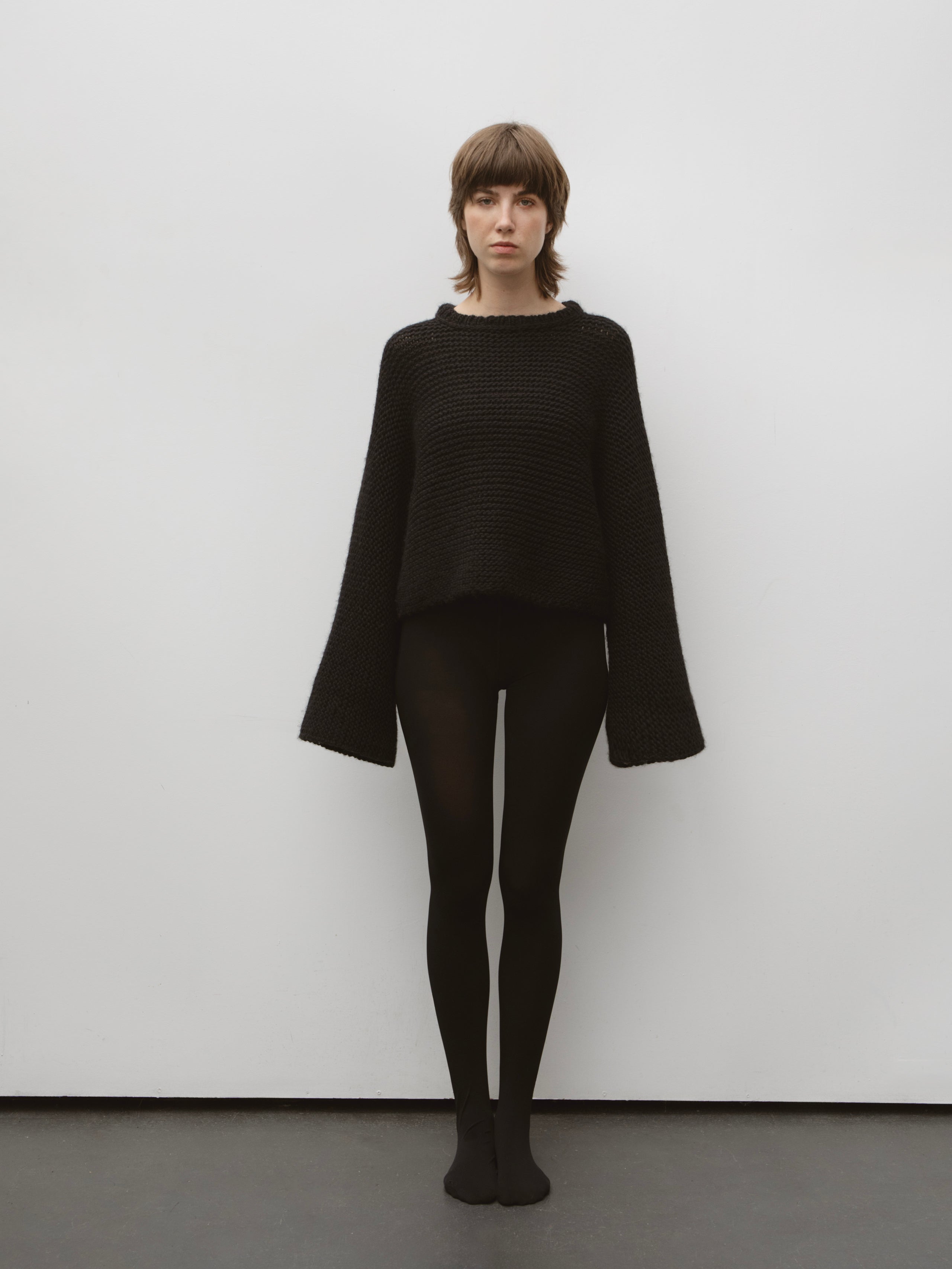 Baba Wool Sweater in Black