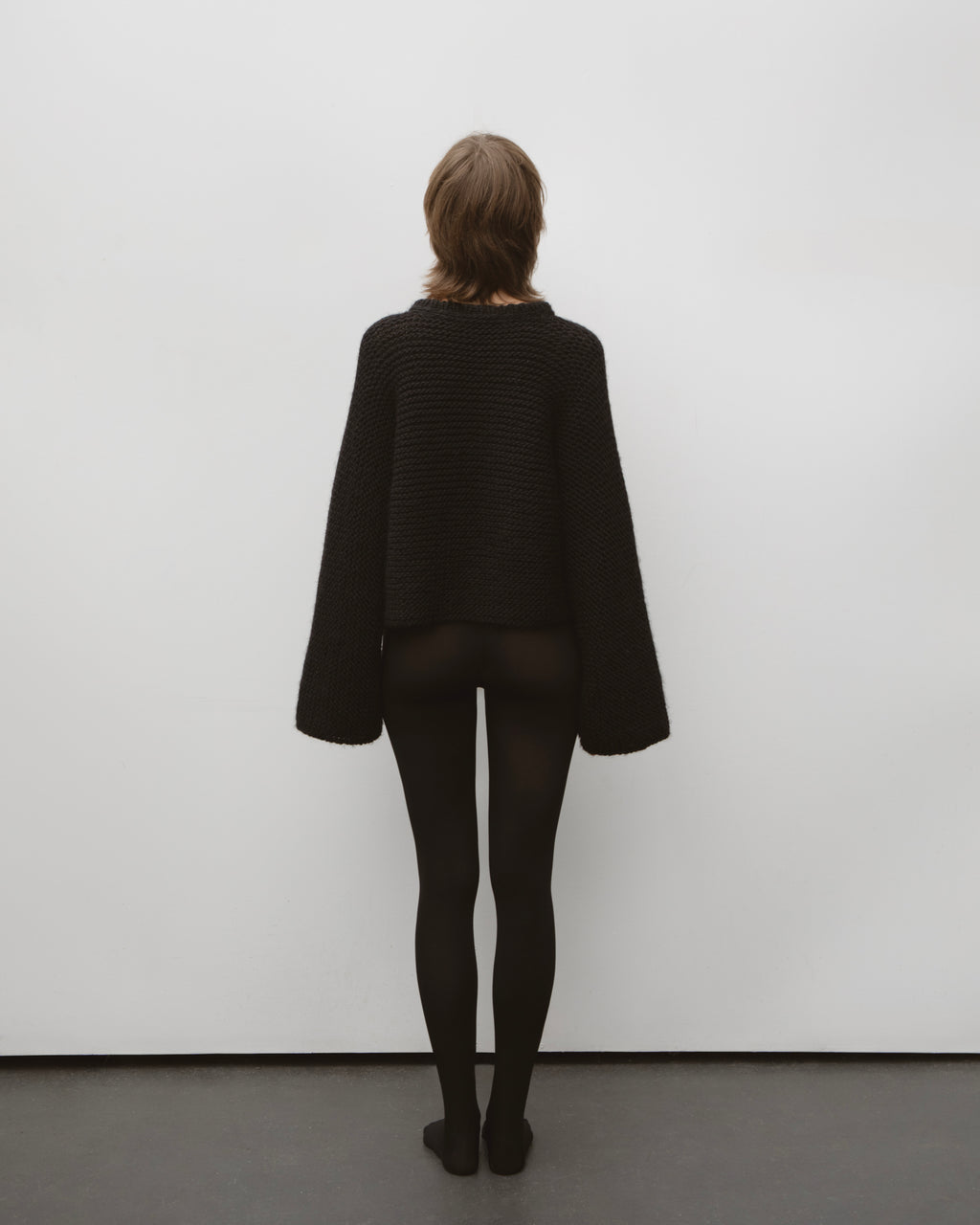 Baba Wool Sweater in Black