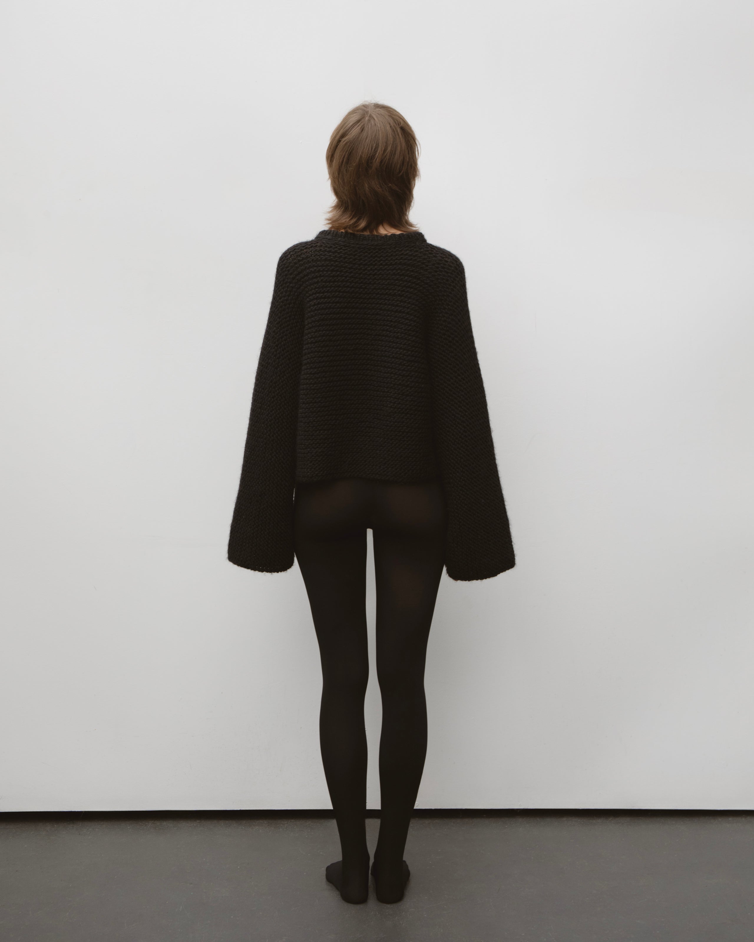 Baba Wool Sweater in Black