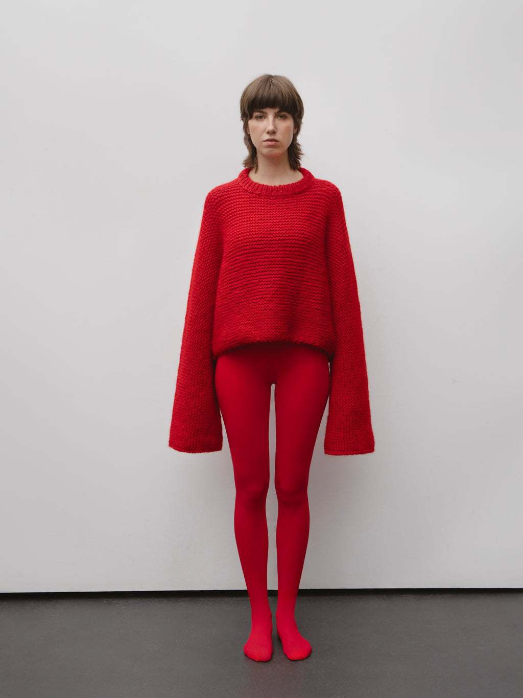 Baba Wool Sweater in Red