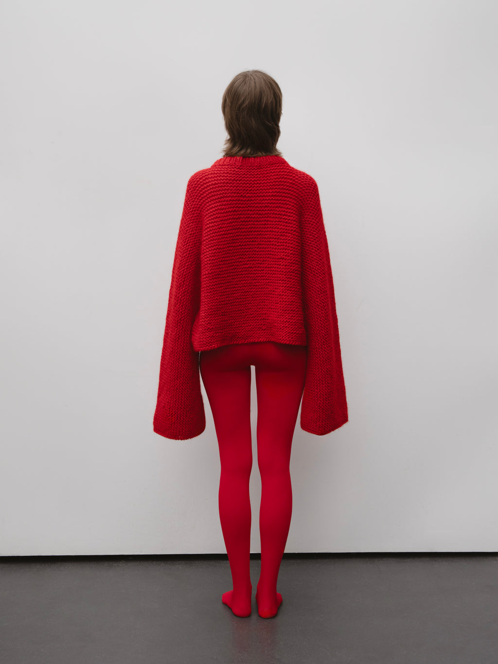 Baba Wool Sweater in Red