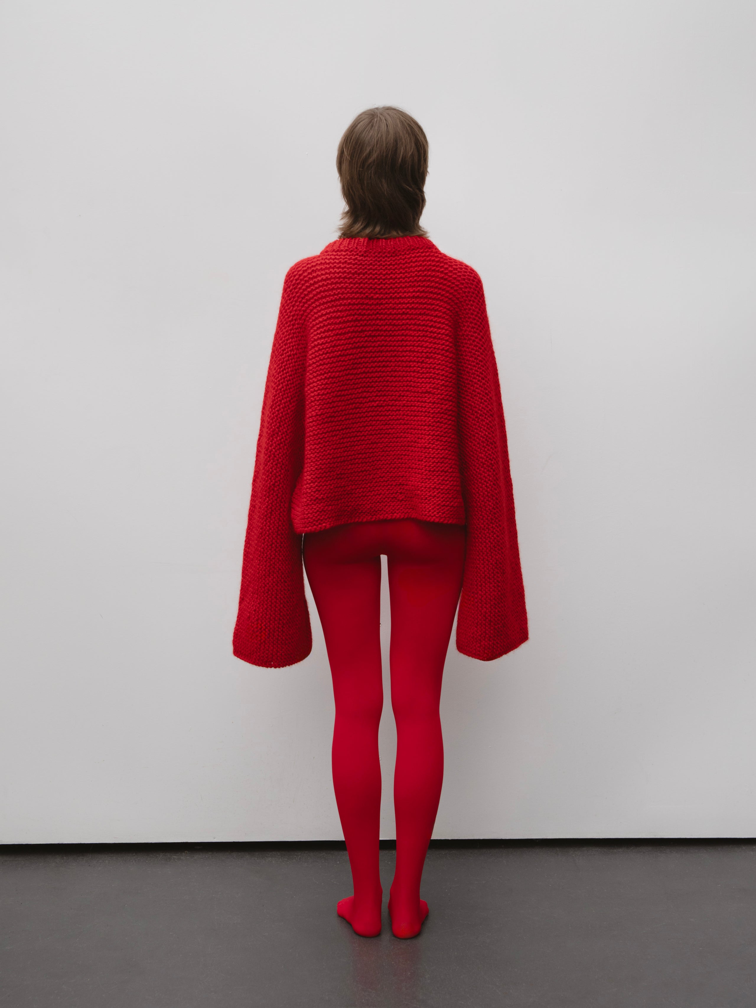 Baba Wool Sweater in Red