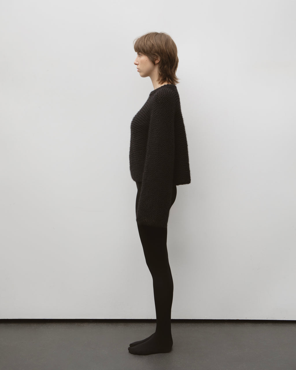 Baba Wool Sweater in Black