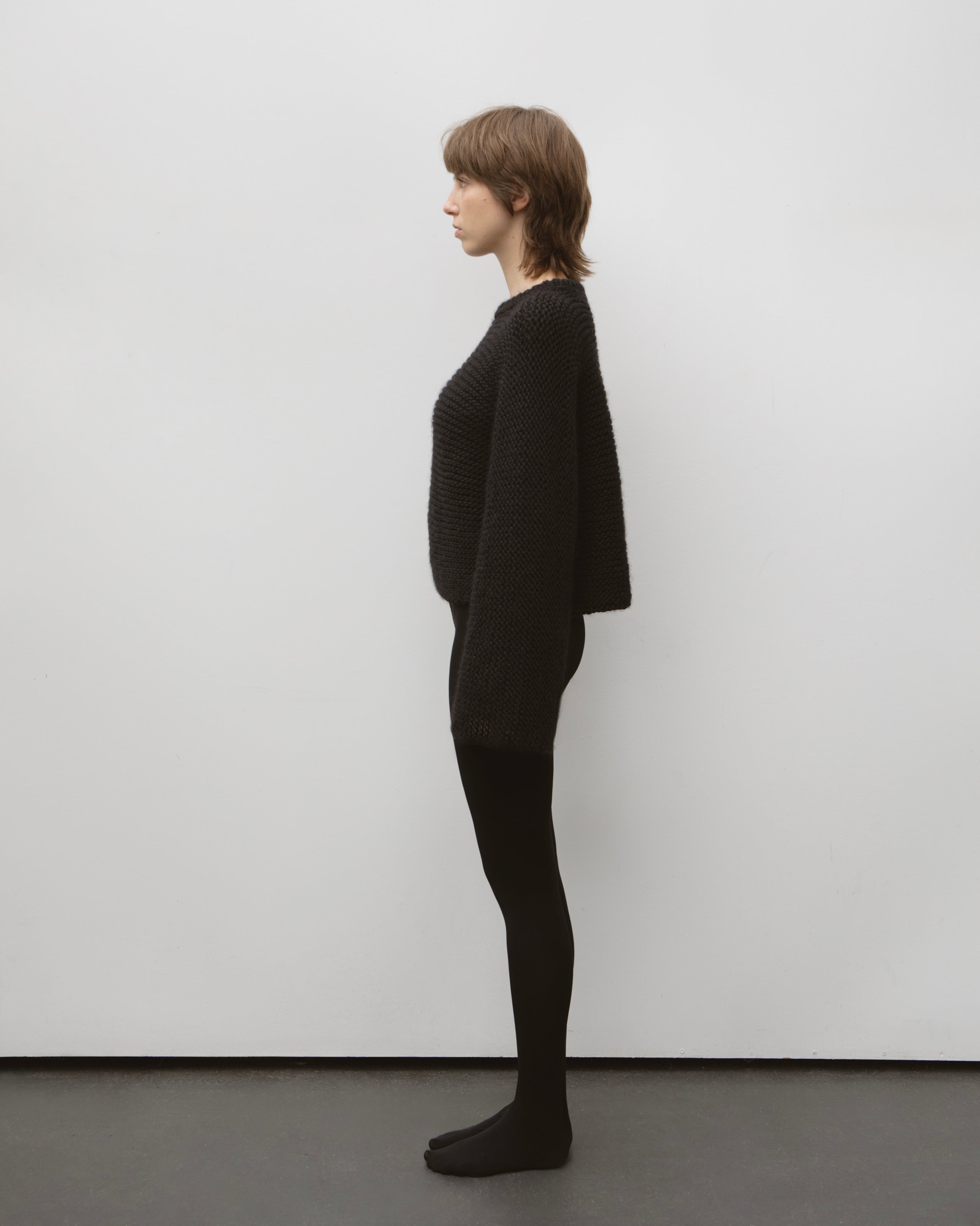 Baba Wool Sweater in Black