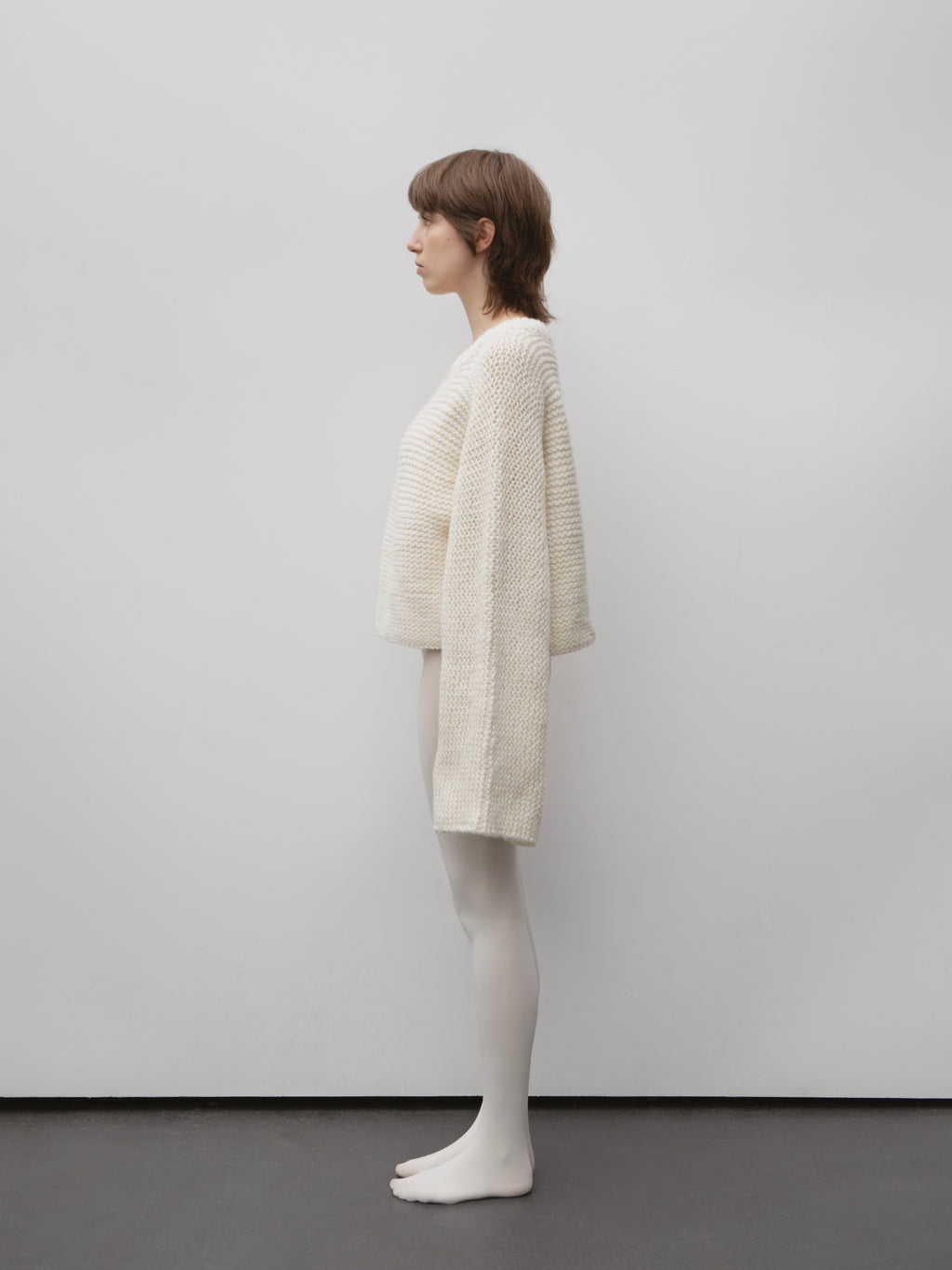 Baba Wool Sweater in White