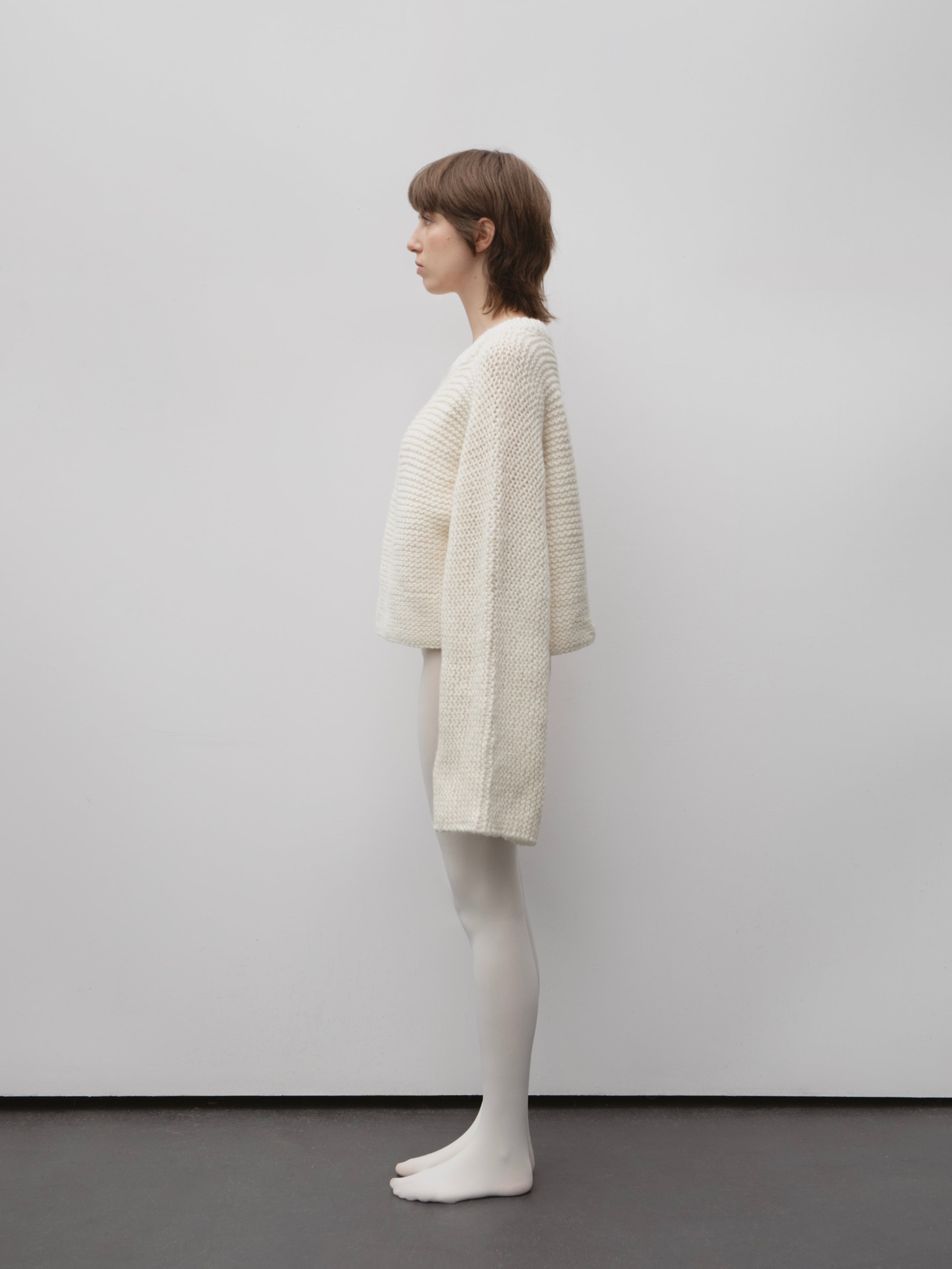 Baba Wool Sweater in White